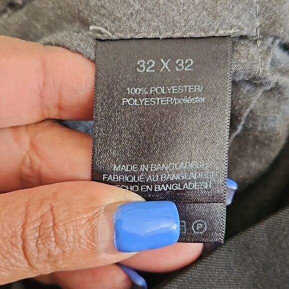 Haggar Men Casual Dress Pants 32×32 Black - Picture 11 of 16